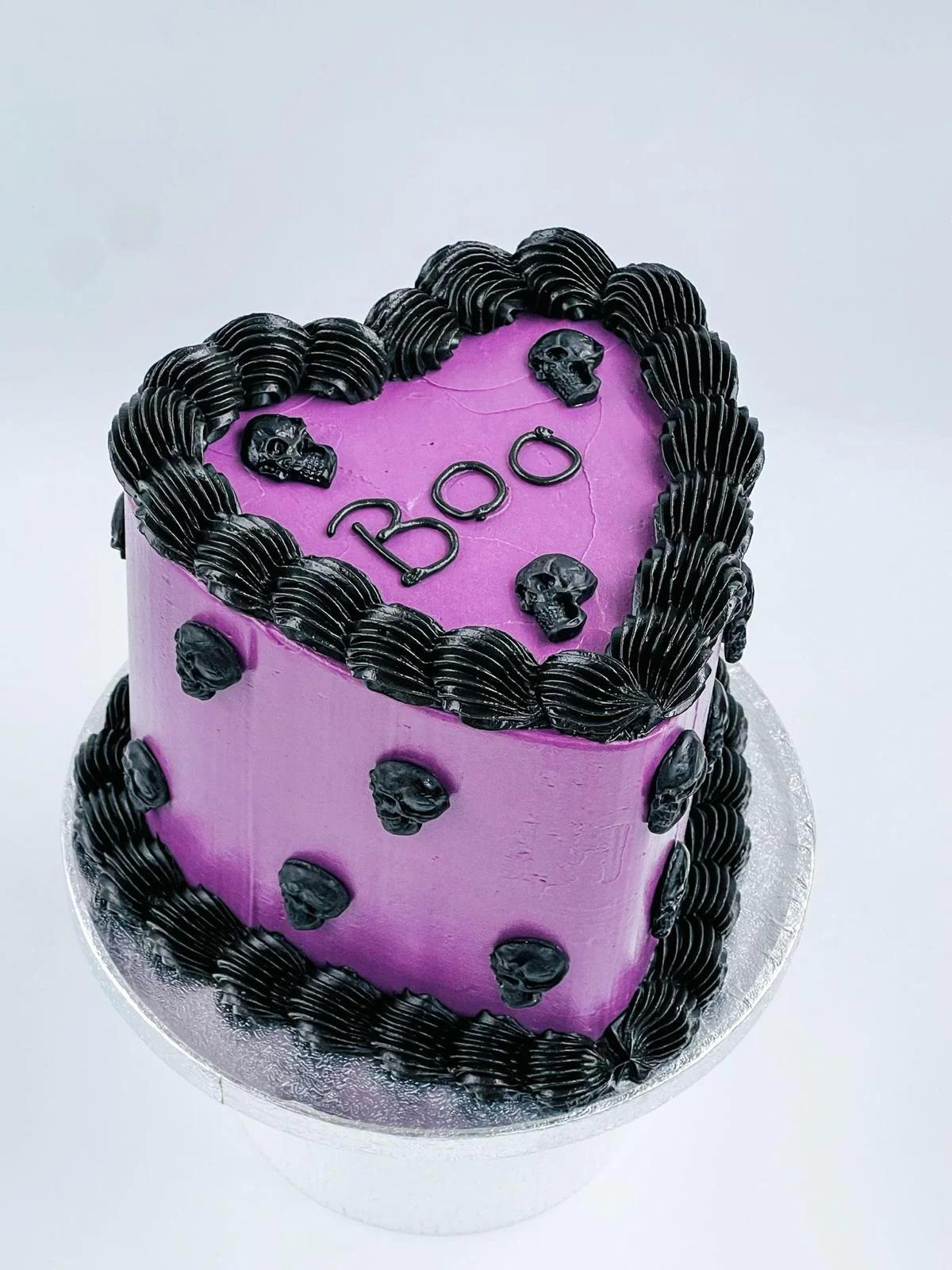 A Bite Is Still A Bite! Heart-shaped Halloween Cake - Image 2