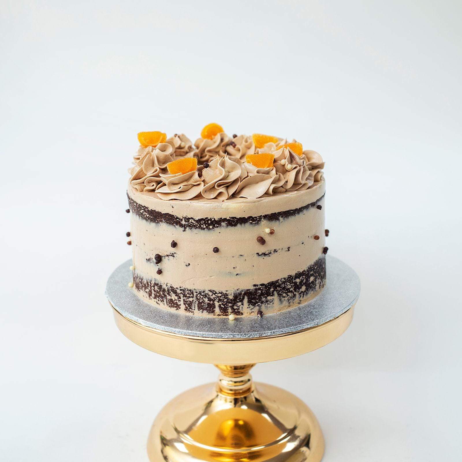 Semi Naked Chocolate Orange Cake